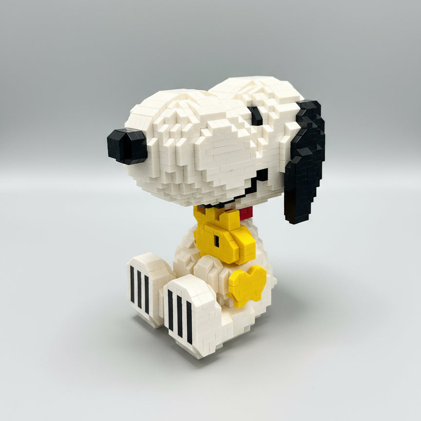 Søt fiktiv beagle | byggeklosser