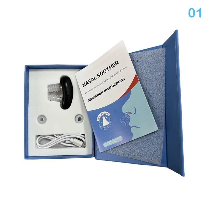 Nasolux - Trådløs Infrarød Nesterapi for Neslindring og Luftstrøm