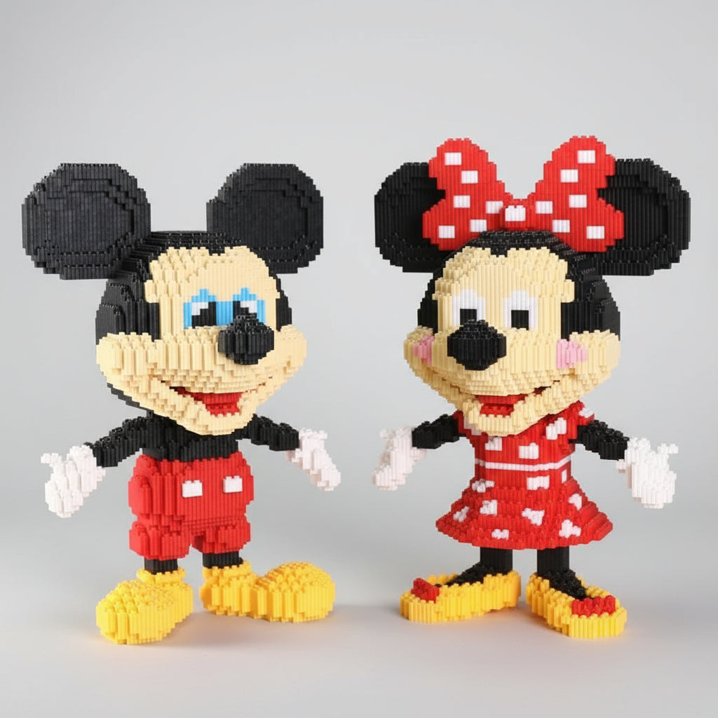Mega Mouse i rød kjole | Byggeklosser