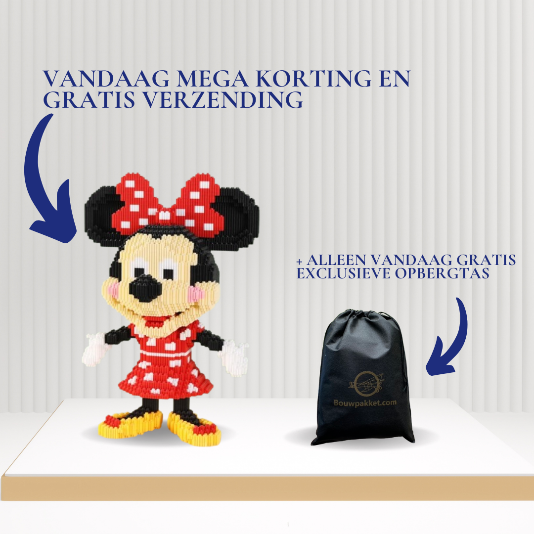 Mega Mouse i rød kjole | Byggeklosser