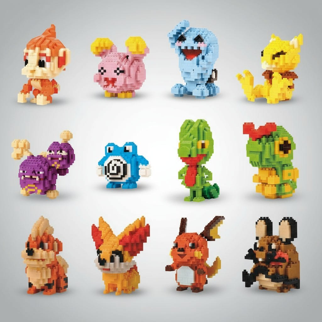 Mini Fictional Creatures | Bestill 3 med 25% ekstra rabatt! | Byggeklosser