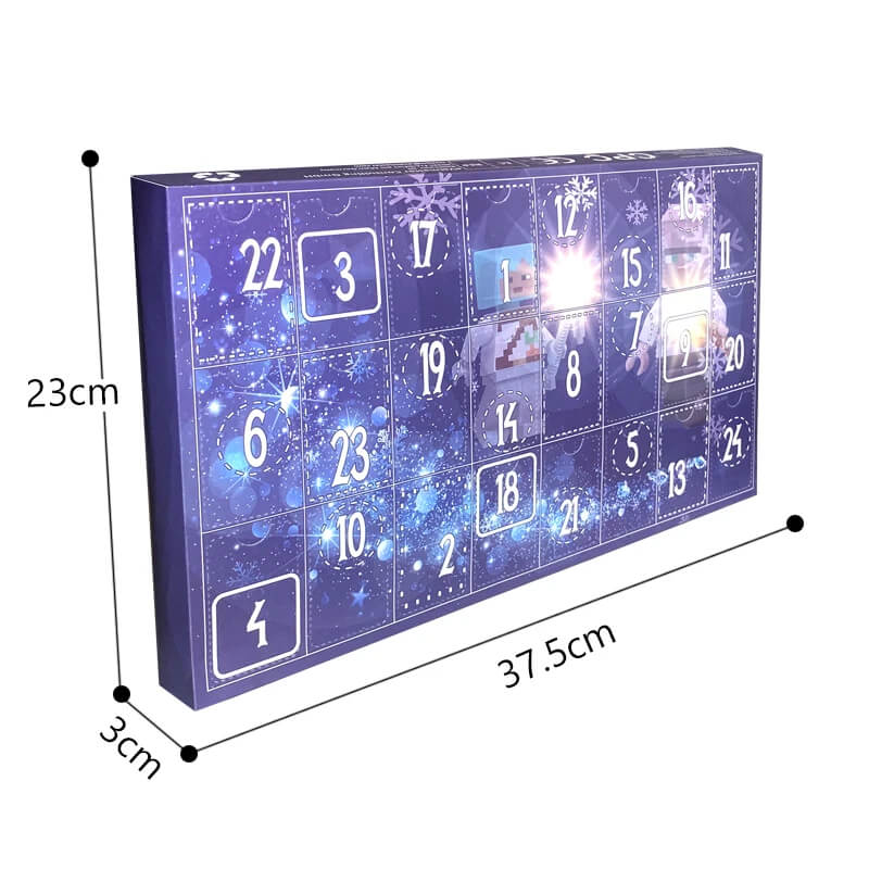 MiniCraft - Adventskalender med 24 Dagers Nedtelling og Actionfigurer