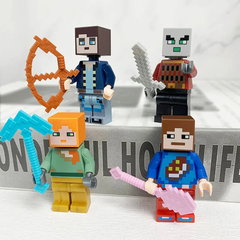 MiniCraft - Adventskalender med 24 Dagers Nedtelling og Actionfigurer