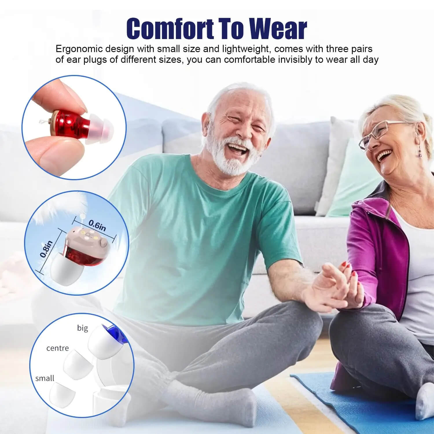 ClearTone - Diskrete Høreapparater – Avansert Hørehjelpemiddel med Støyreduksjon