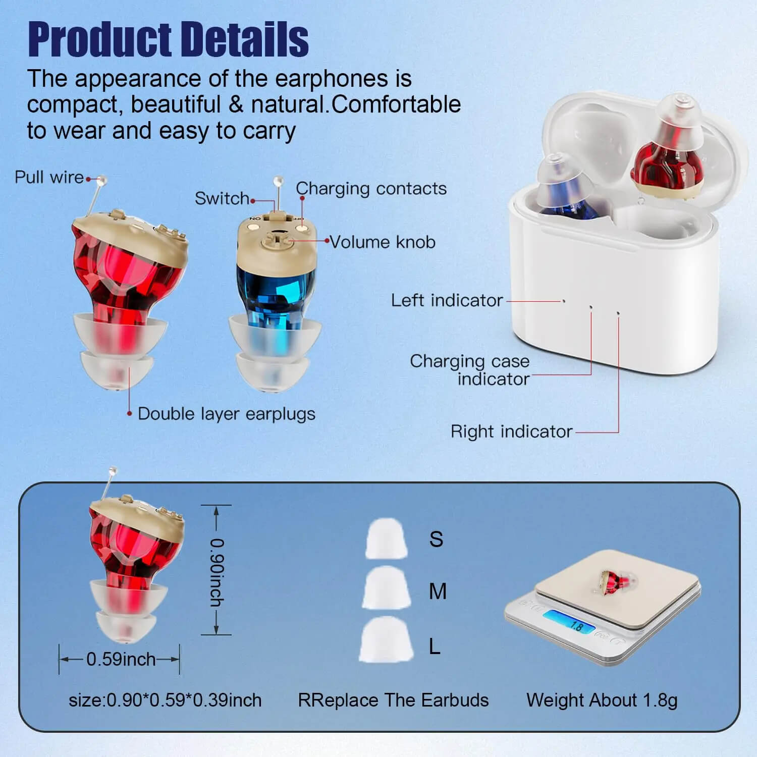 ClearTone - Diskrete Høreapparater – Avansert Hørehjelpemiddel med Støyreduksjon