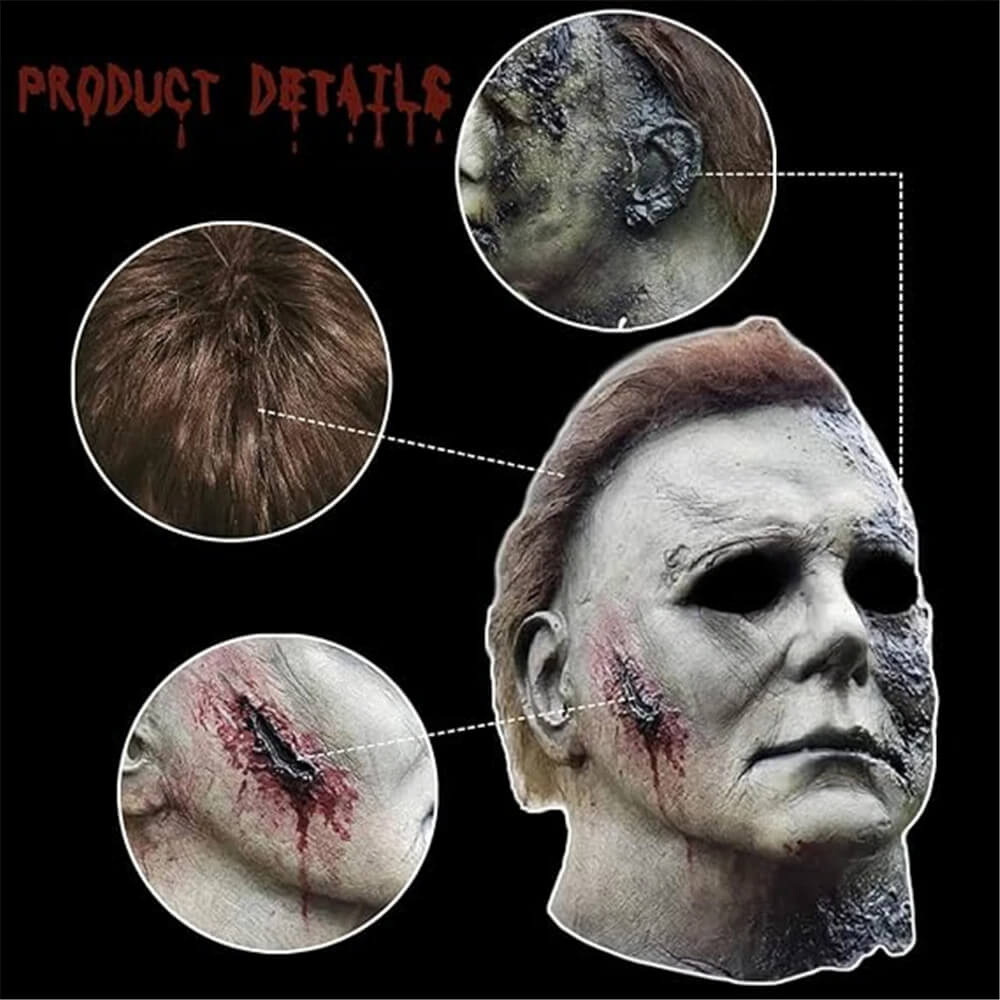 Halloween Michael Myers Maske – Skrekkmaske for Halloween og Cosplay