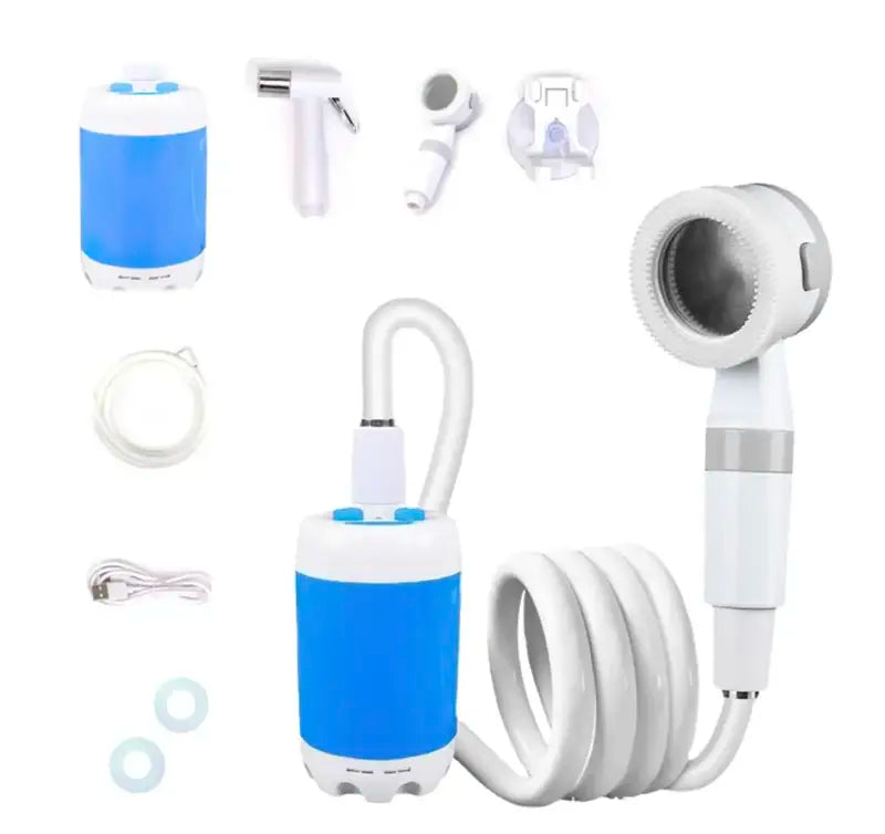 Portabel Vannpumpe: Sett med Slange og Dyser