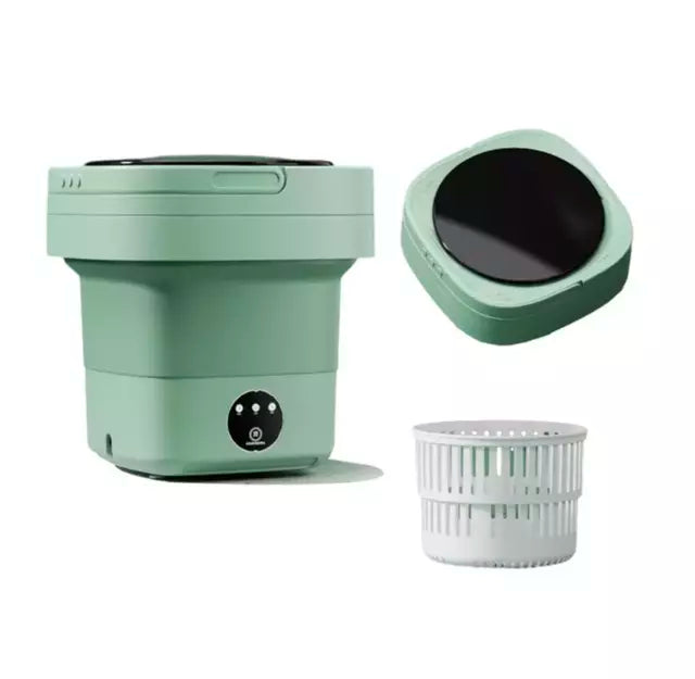 Portabel og Sammenleggbar Vaskemaskin