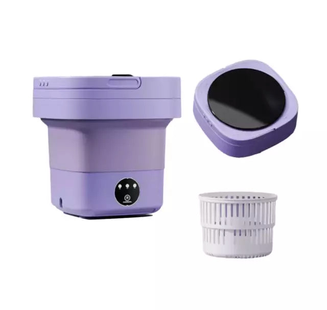 Portabel og Sammenleggbar Vaskemaskin