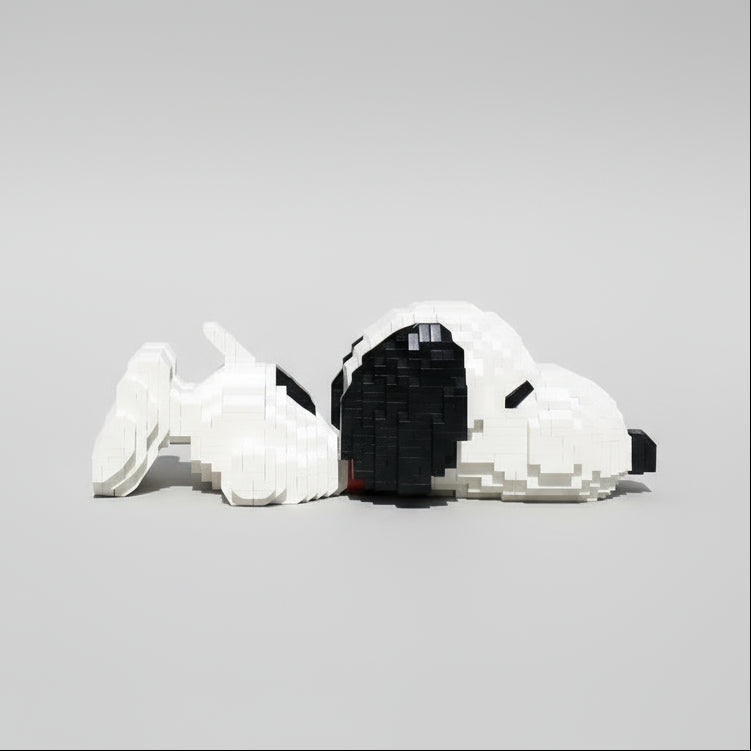 Sleeping Fictitious Beagle | Byggeklosser