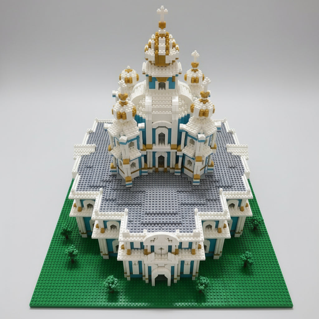 Smolny kloster | Teglstein i bygningen