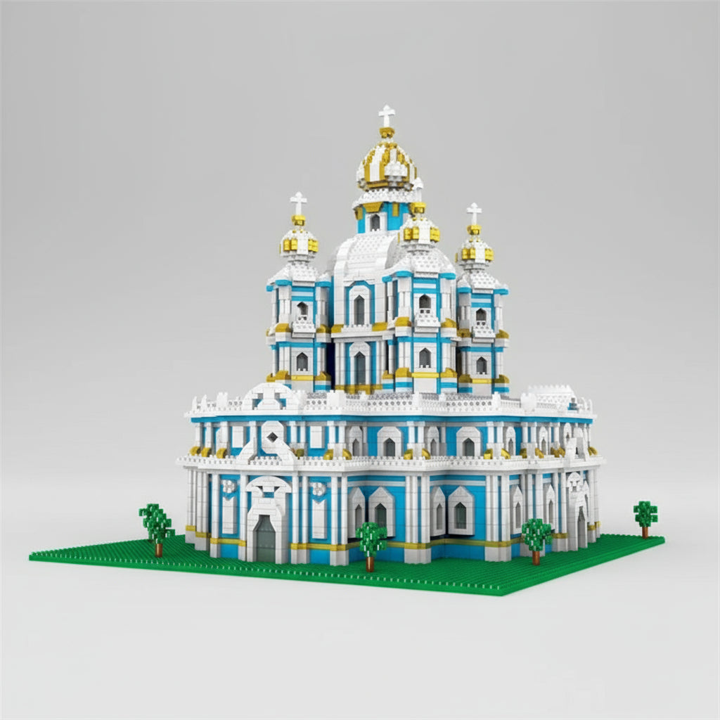 Smolny kloster | Teglstein i bygningen