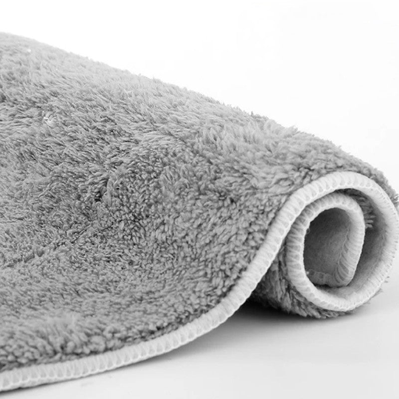 🔥Flat mopp med håndtak i rustfritt stål og gjenbrukbare, vaskbare moppehoder