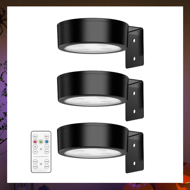 GlowFlex – Magnetisk Multifunksjonell Trådløs Vegglampe (3-pakning)