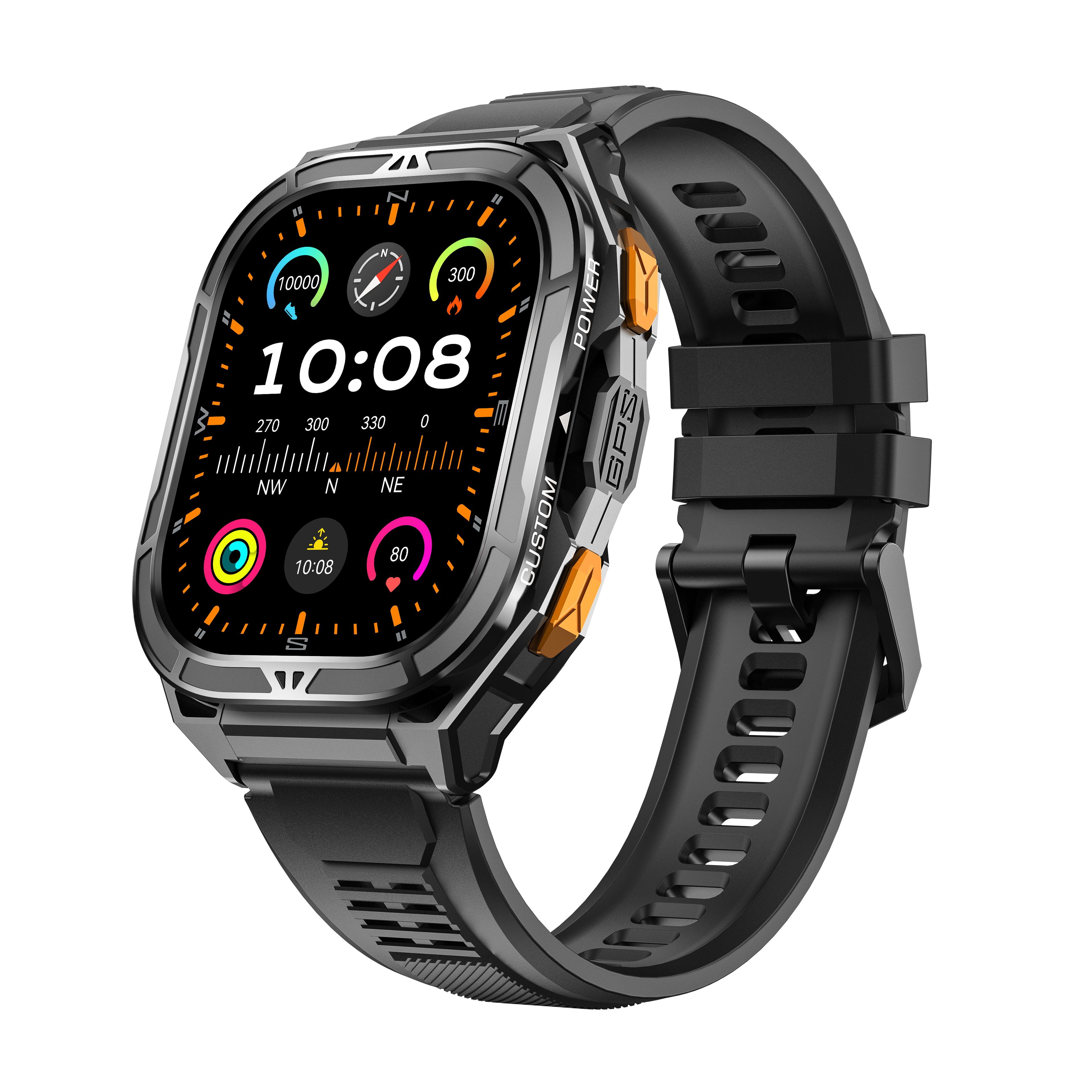 Rogbid Apex X5 - Dobbeltbånds GPS Smartklokke