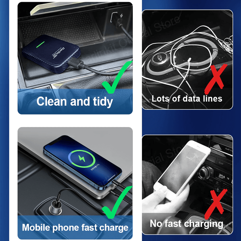 Trådløs CarPlay Auto Adapter