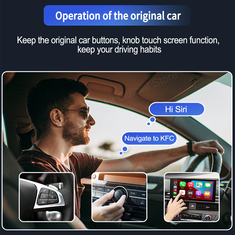 Trådløs CarPlay Auto Adapter
