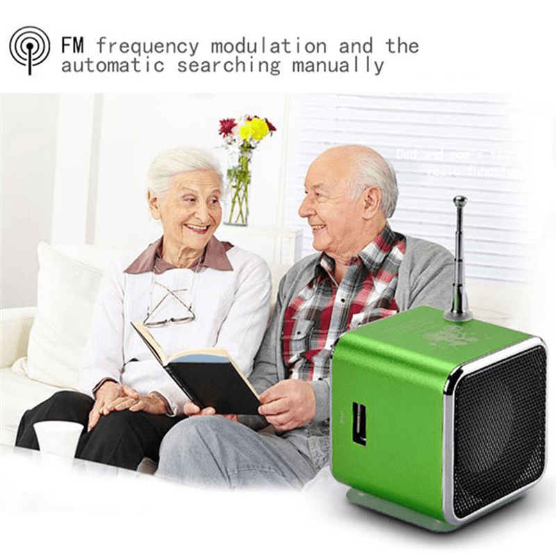 Mini Radio Bluetooth-høyttaler