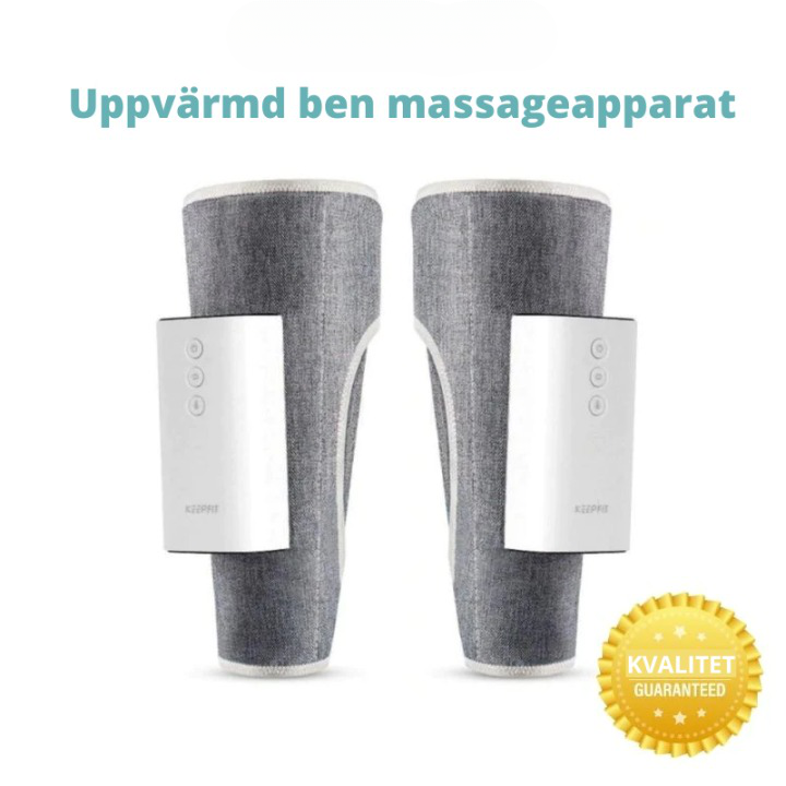 Oppvarmet ben- og fotmassasjeapparat