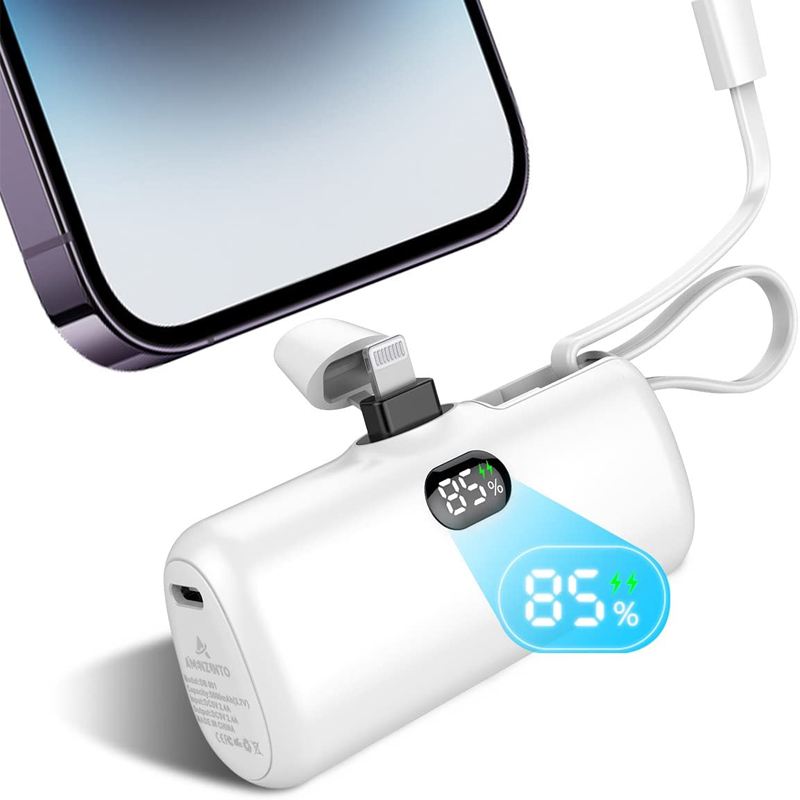 Bærbar Mini Powerbank 5000mAh