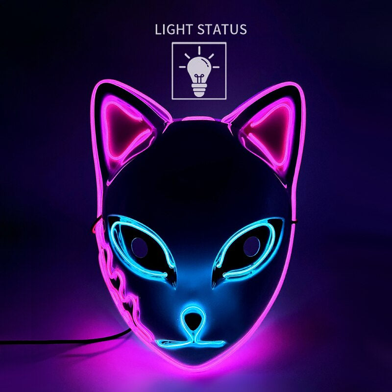 Demon Slayer LED-Maske