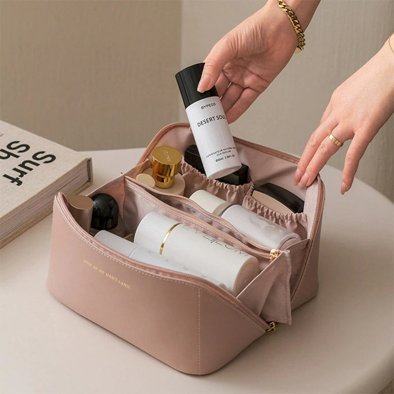 Romslig Luksuriøs Toalettmappe Makeup-veske