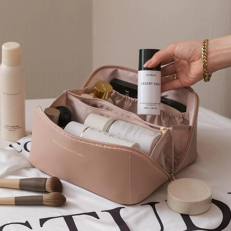 Romslig Luksuriøs Toalettmappe Makeup-veske