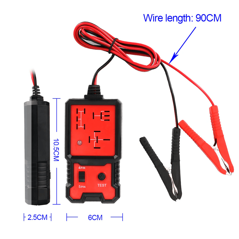 12V Kompakt Bilrelétester