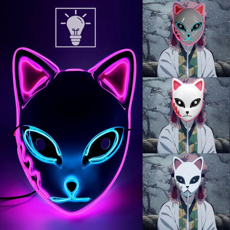 Demon Slayer LED-Maske