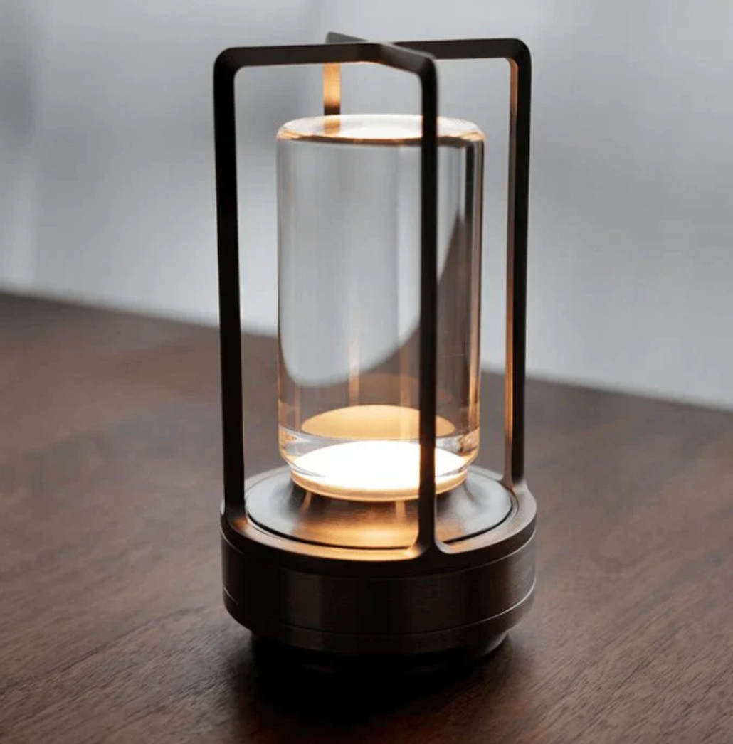 Lumière d'Orée – Trådløs designlampe i krystall og metall