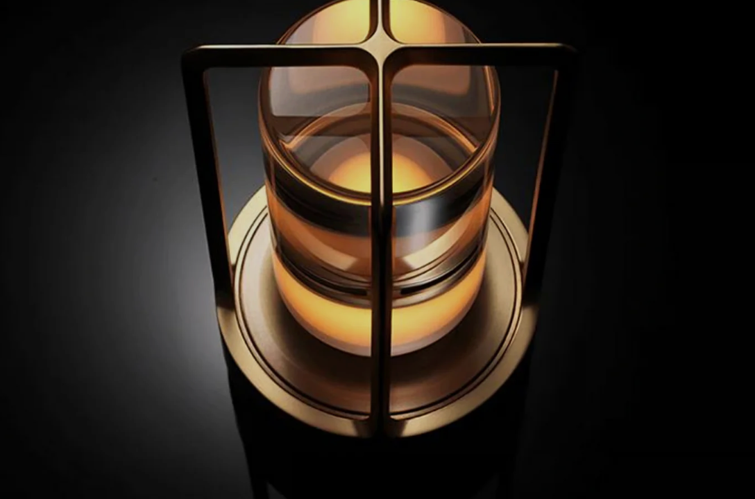Lumière d'Orée – Trådløs designlampe i krystall og metall