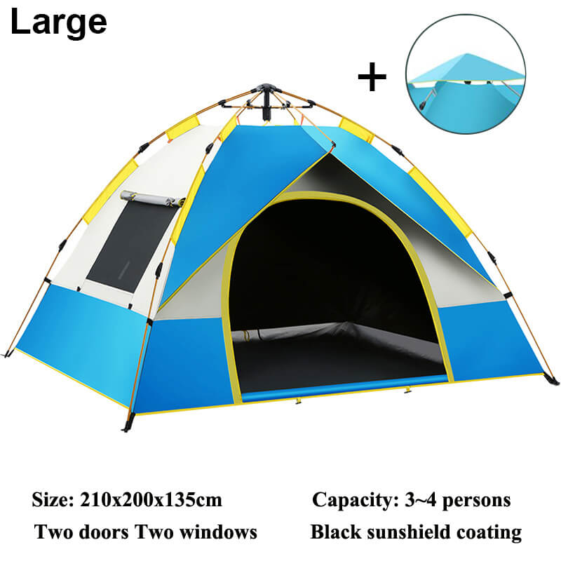 Ekspresstelt 3 Sekunder Helautomatisk Pop-up Telt Camping & Vandring