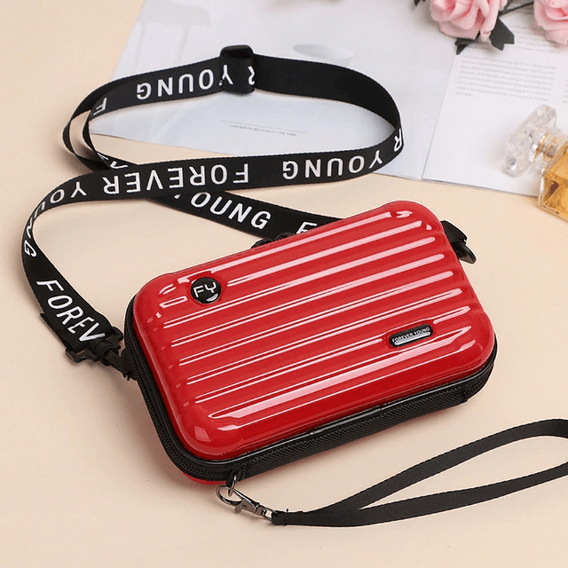 Reiseveske-inspirert crossbody-veske