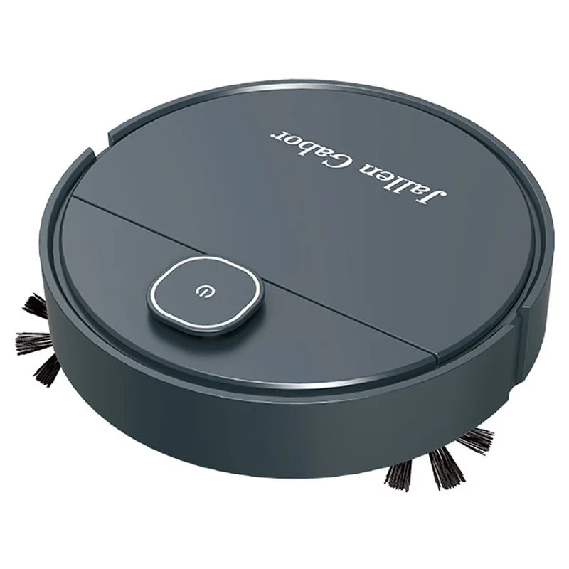 Smart Robotstøvsuger 1200mAh Med Feiing og Mopping Tørr og Våt Rengjøring 1500Pa