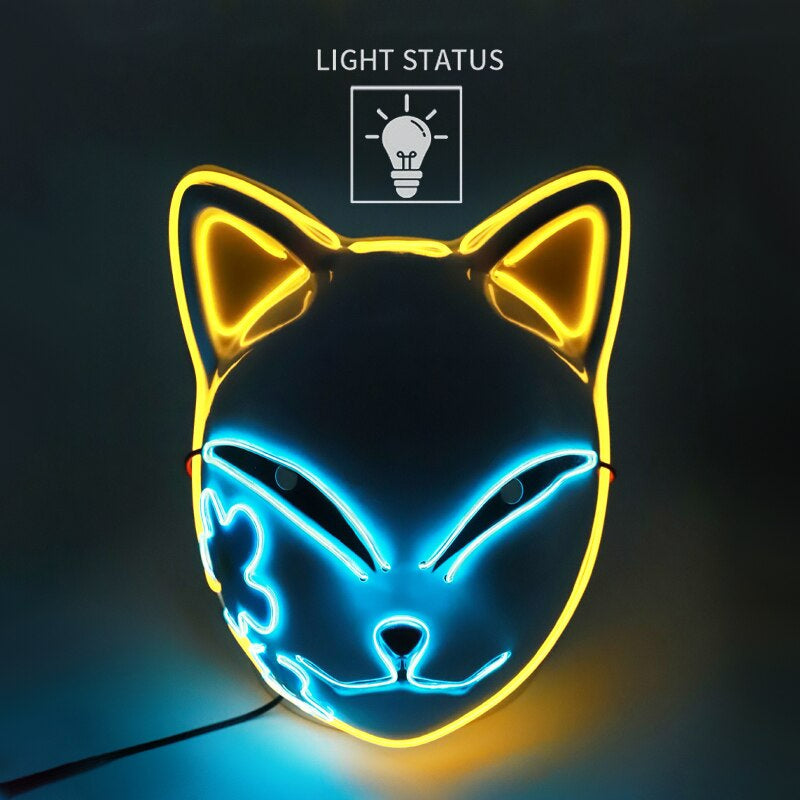 Demon Slayer LED-Maske