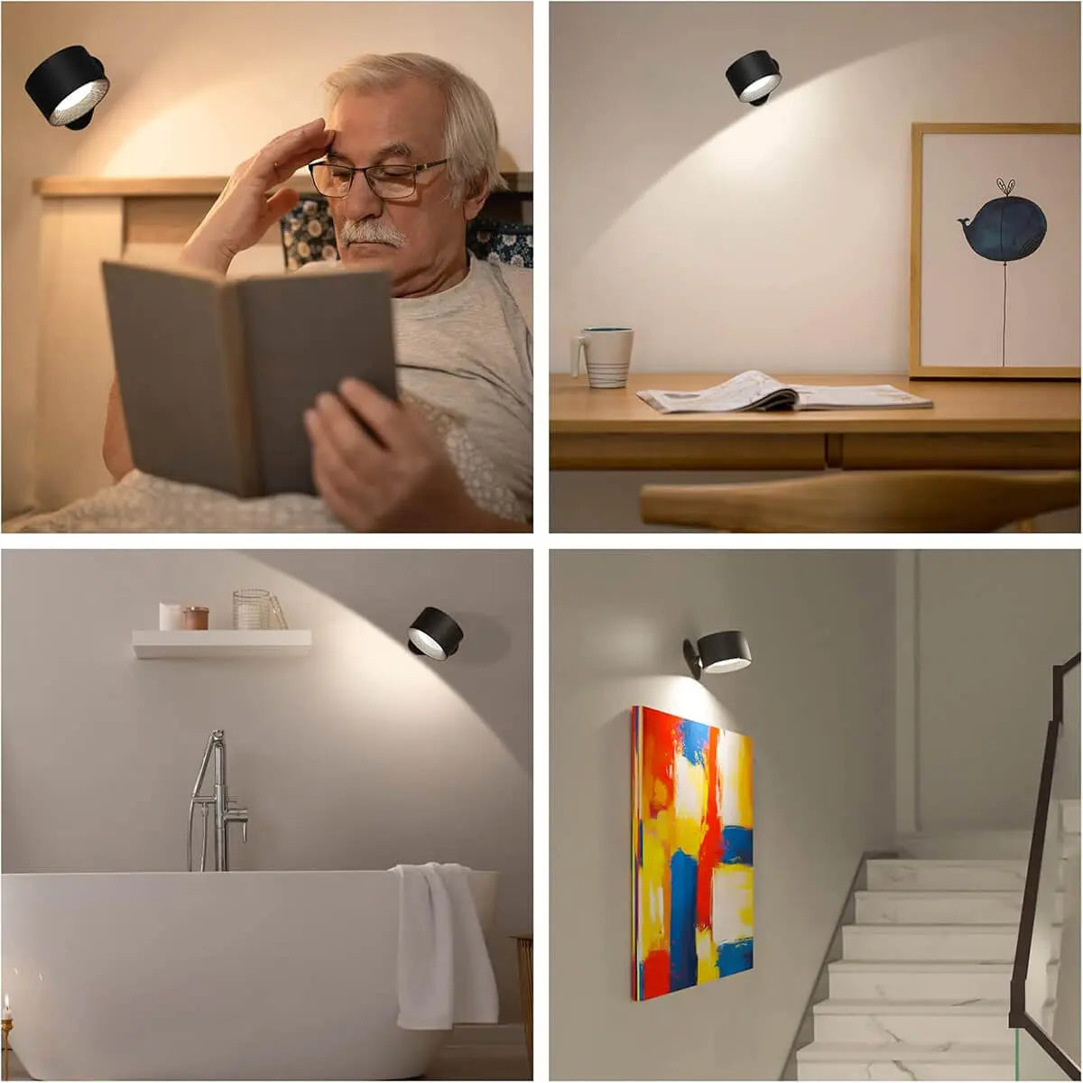Nordisk Lys – trådløs, oppladbar og fjernstyrt vegglampe i skandinavisk design