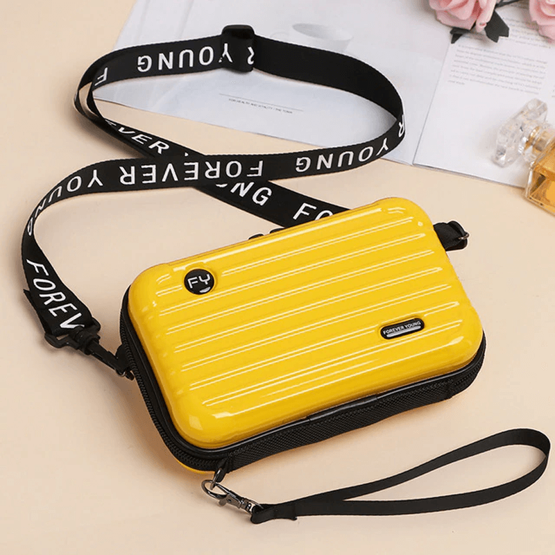 Reiseveske-inspirert crossbody-veske