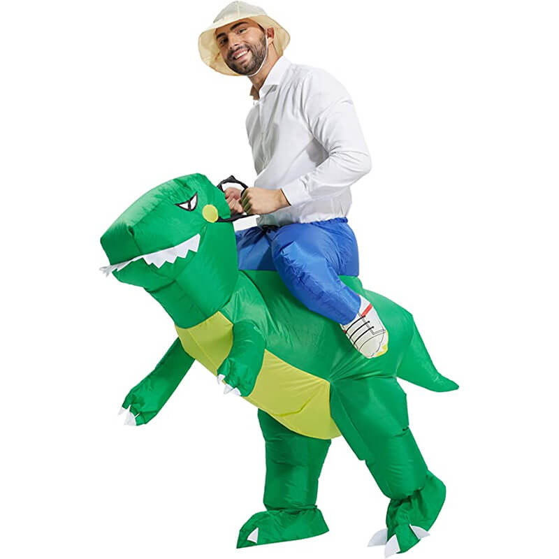 Oppblåsbar Dinosaur Kostyme for Barn og Voksne