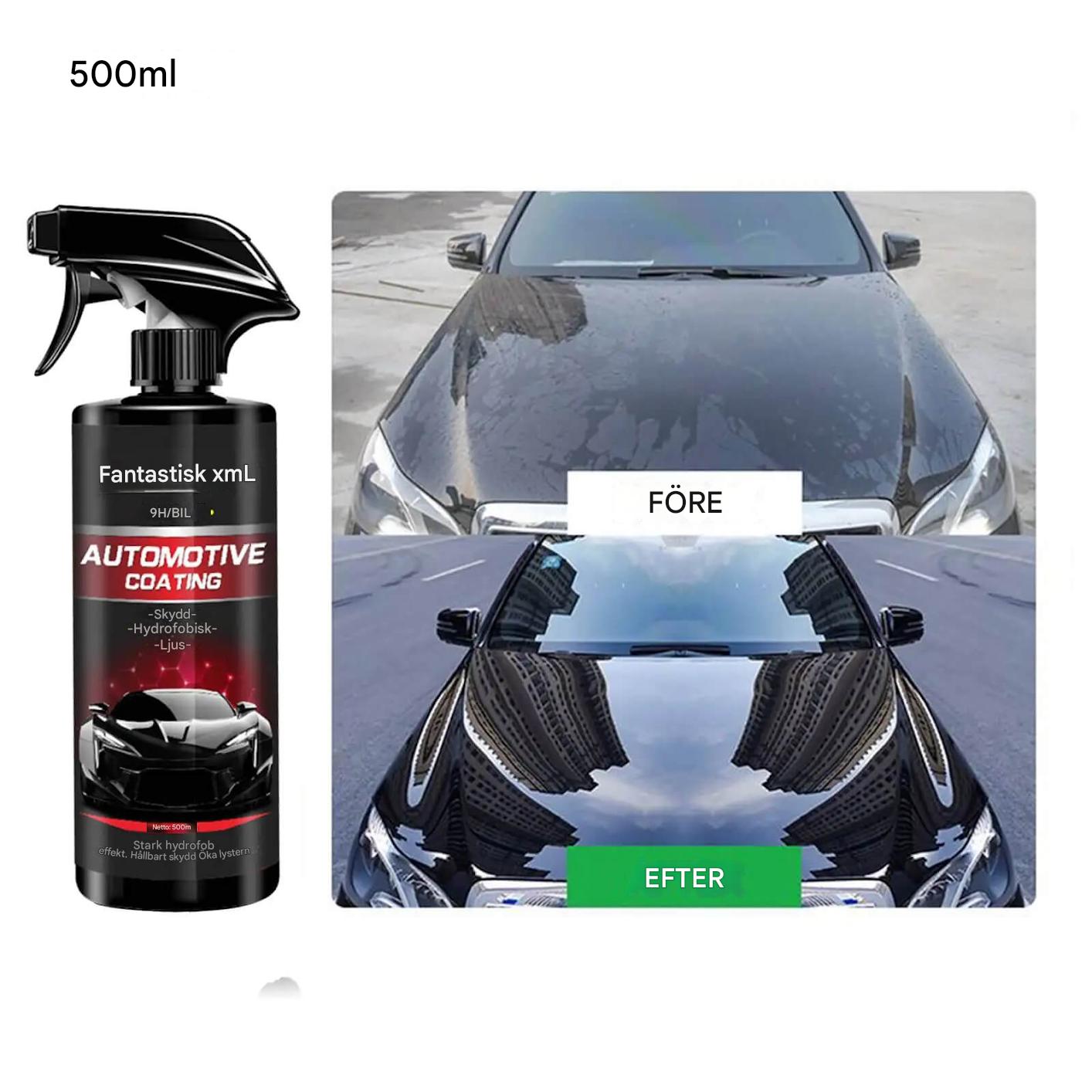 Ultimat 500ml Bilbeskyttelse, Hydrofobisk Lag, Nano Keramisk Bilpolish, Overlegen Hardhet & Glans for Langvarig Beskyttelse
