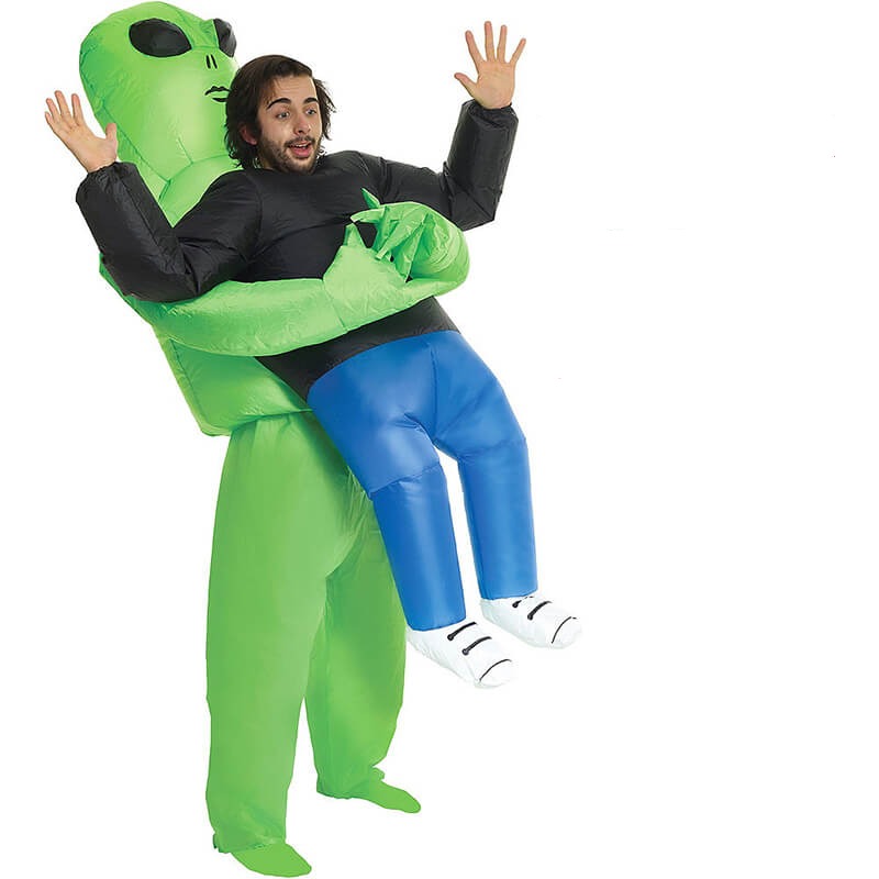 Oppblåsbar Alien Som Tar Deg - Morsomt Kostyme for Eventyr!