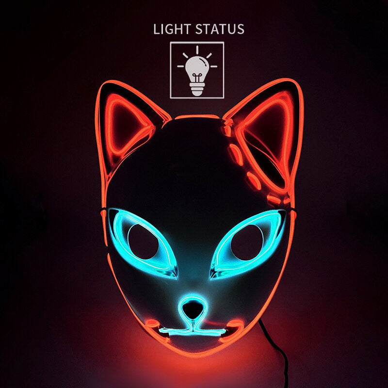 Demon Slayer LED-Maske