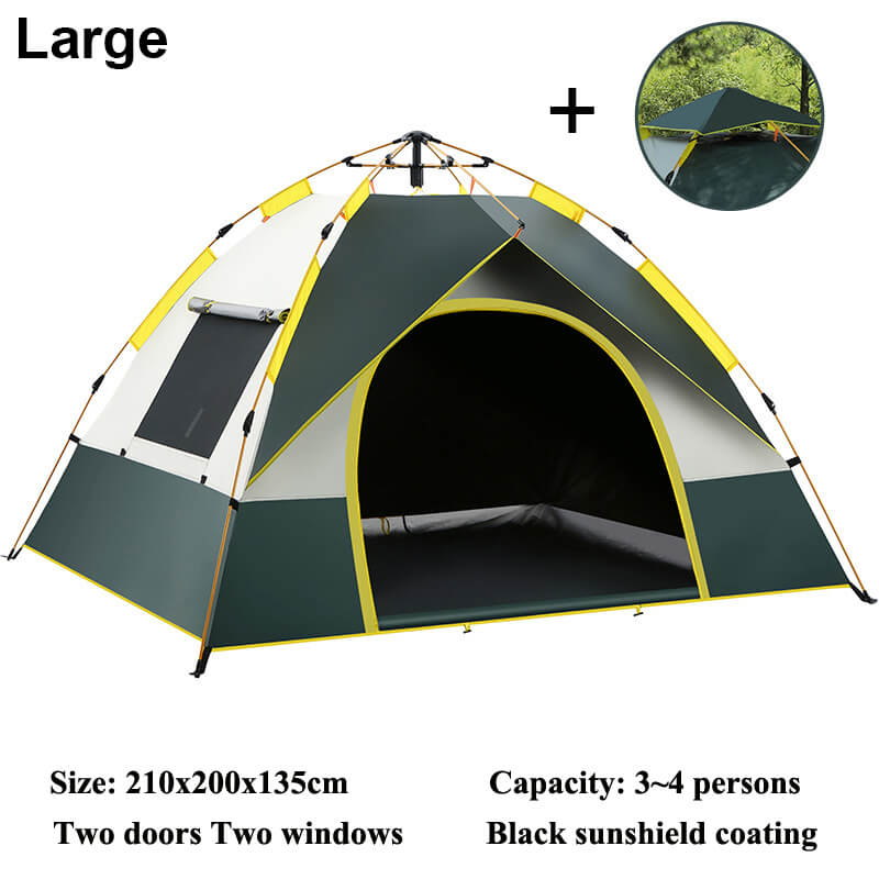 Ekspresstelt 3 Sekunder Helautomatisk Pop-up Telt Camping & Vandring