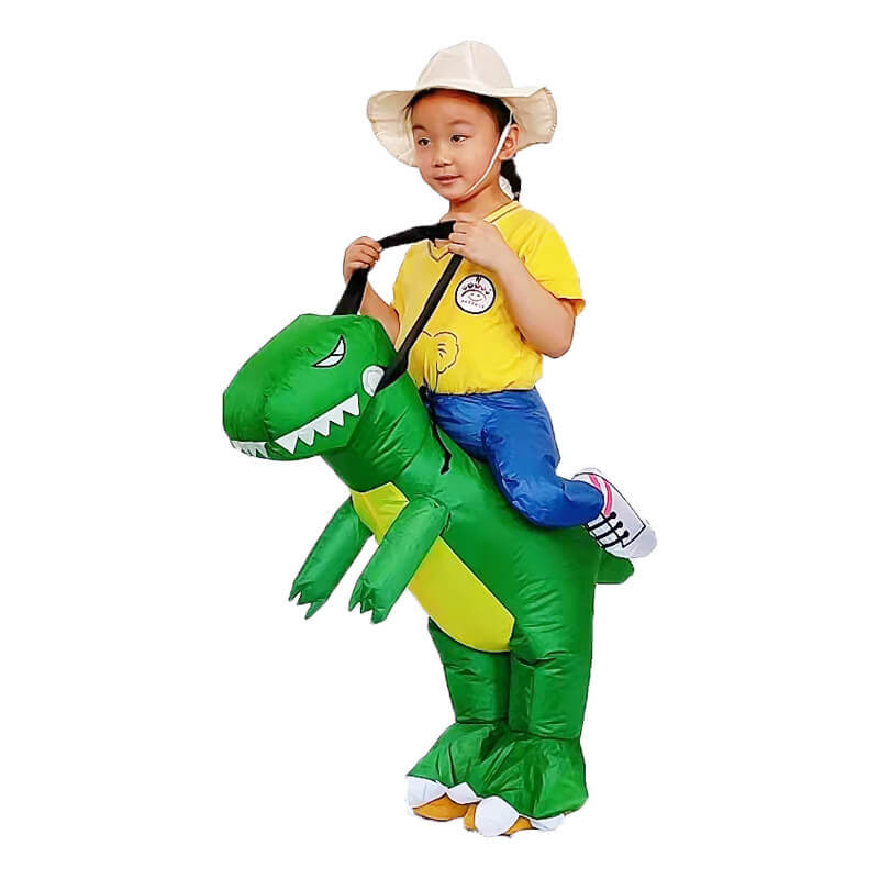 Oppblåsbar Dinosaur Kostyme for Barn og Voksne