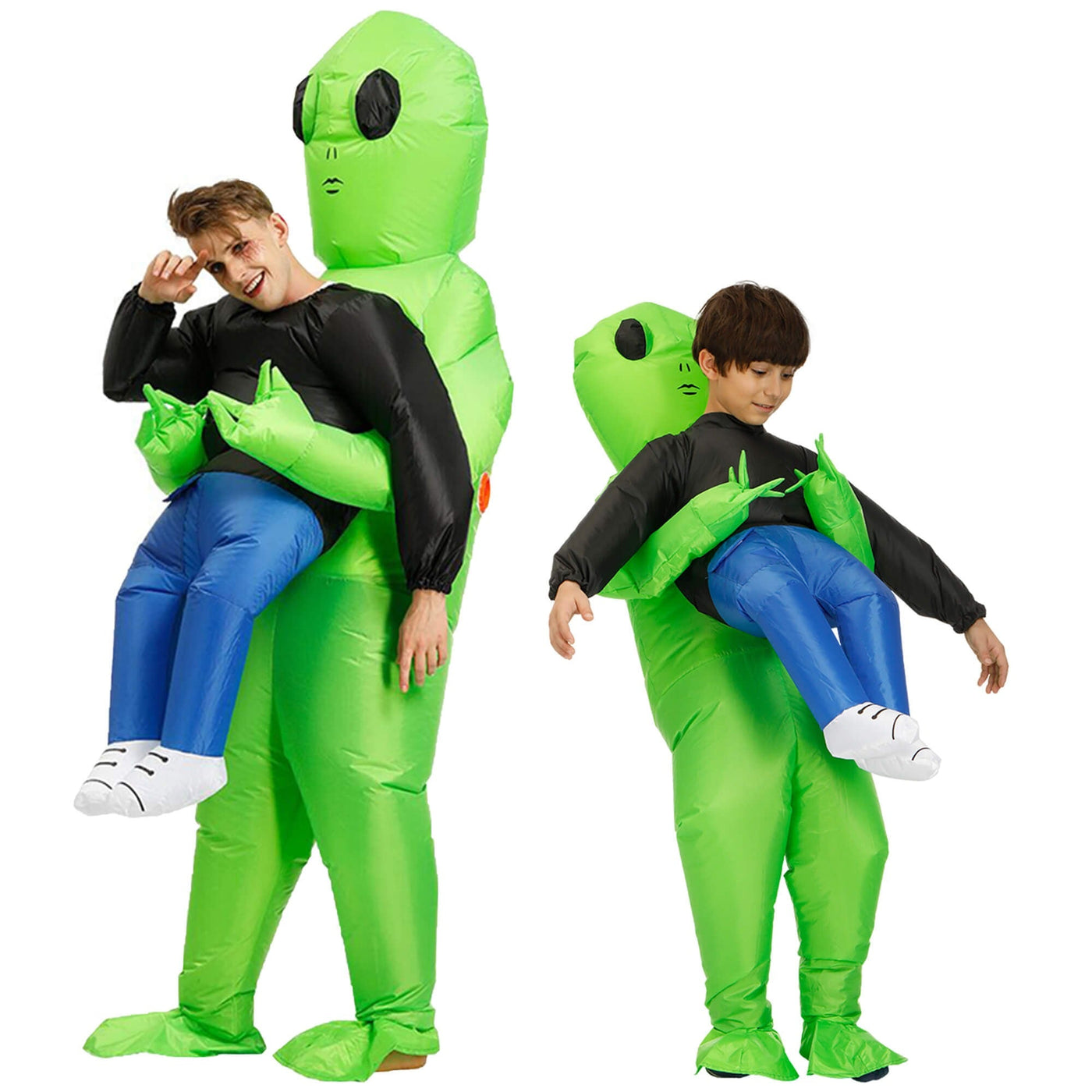 Oppblåsbar Alien Som Tar Deg - Morsomt Kostyme for Eventyr!