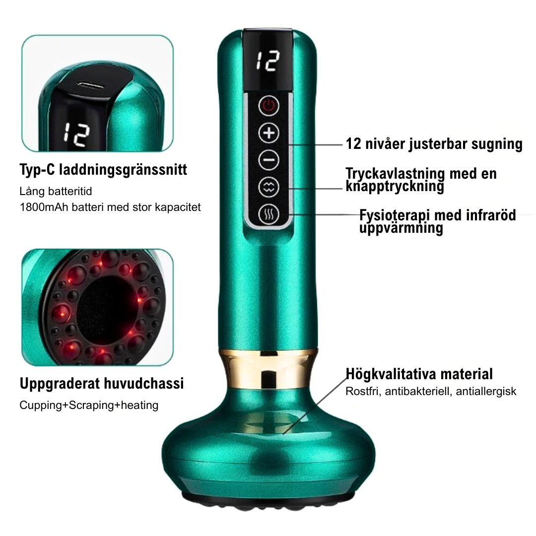 GlowCup – Cellulittfjerner og hudstramming med rødt lys og koppeterapi