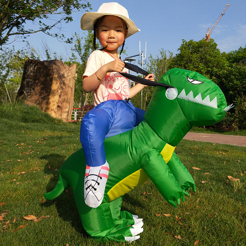 Oppblåsbar Dinosaur Kostyme for Barn og Voksne