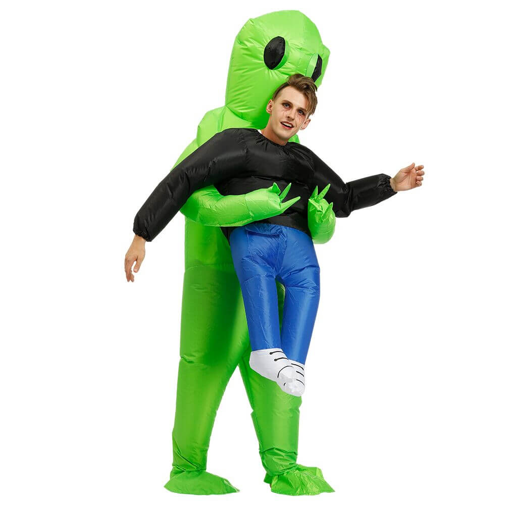 Oppblåsbar Alien Som Tar Deg - Morsomt Kostyme for Eventyr!