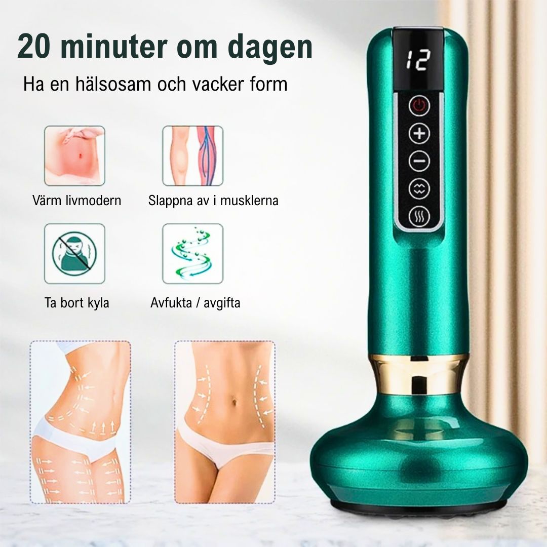 GlowCup – Cellulittfjerner og hudstramming med rødt lys og koppeterapi