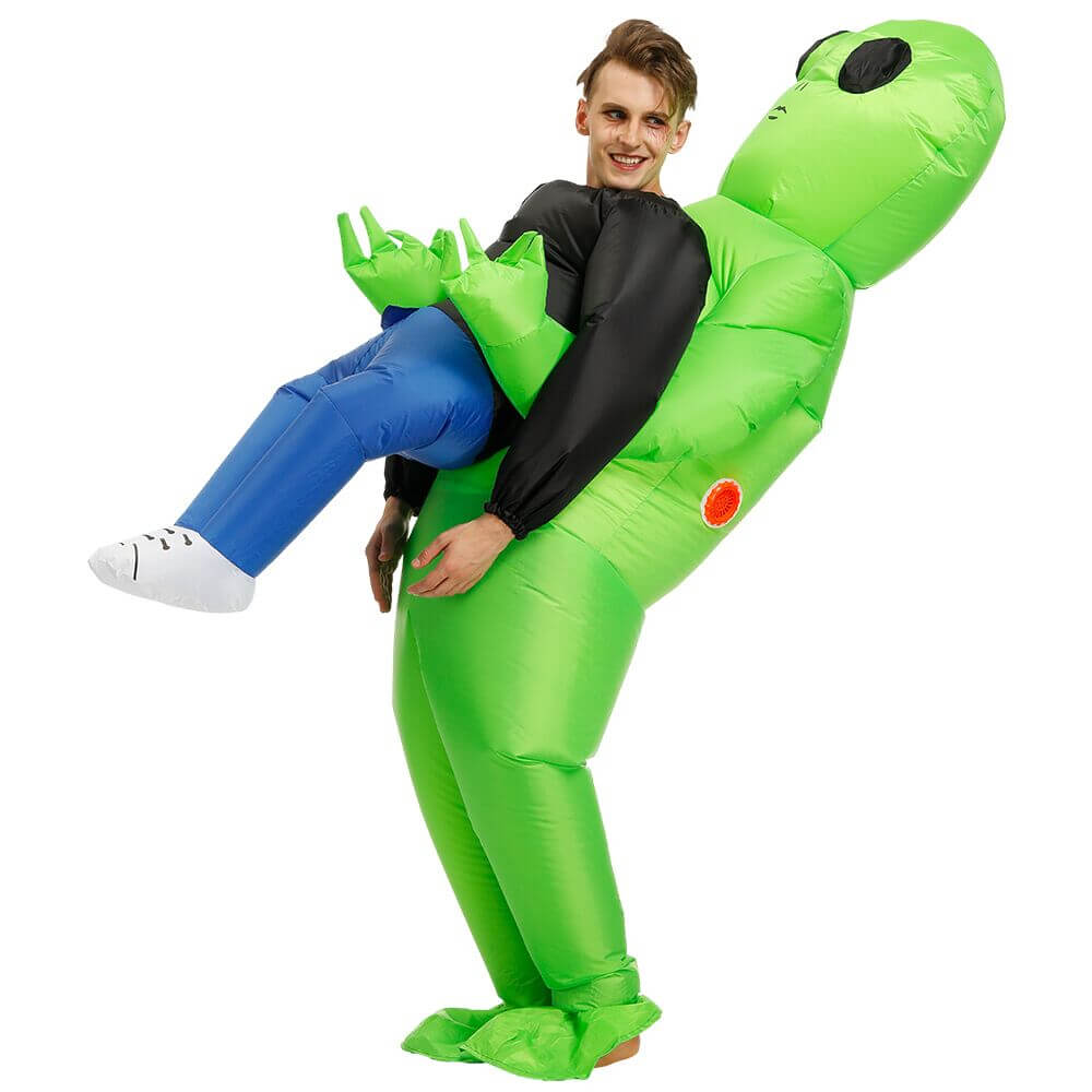 Oppblåsbar Alien Som Tar Deg - Morsomt Kostyme for Eventyr!