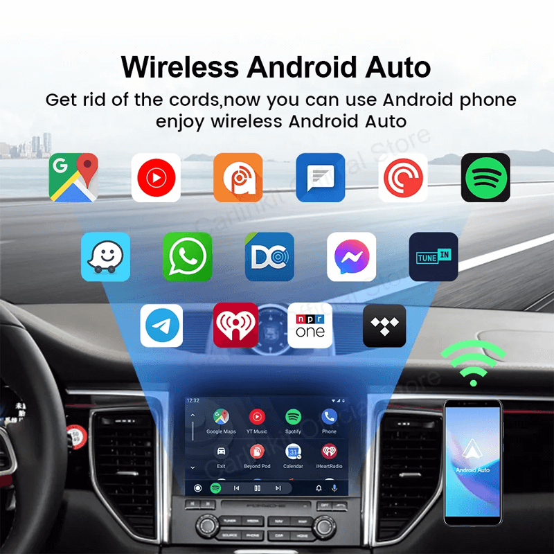 Trådløs CarPlay Auto Adapter